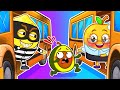 Baby On A School Bus 🚌 Baby Avocado Funny Kids Cartoons