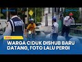 VIRAL! Warga Ciduk Anggota Dishub Baru Datang, Foto Lalu Pergi