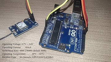Neo-6M GPS module interfacing with Arduino Uno....