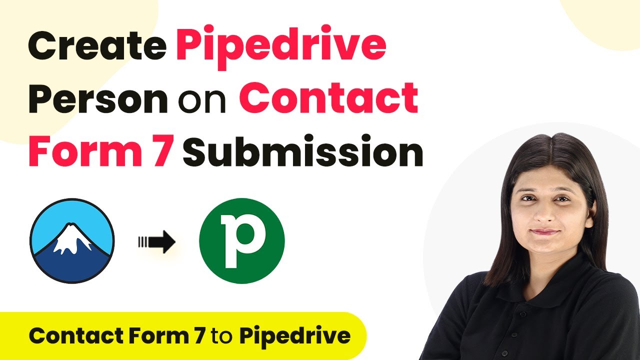 How to Create Pipedrive Person on Contact Form 7 Submission | Contact ...