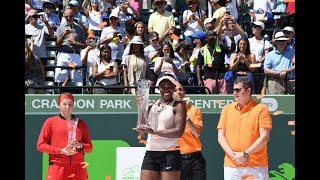 2018 Miami Final | Jelena Ostapenko vs. Sloane Stephens | WTA Highlights