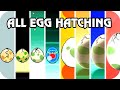 Evolution of Pokémon Hatching Animations (1999 - 2020)