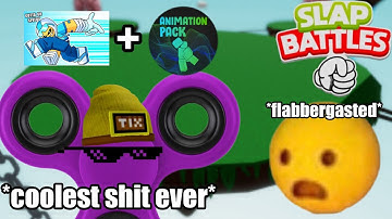 Becoming a Fidget Spinner with Sparky in Slap Battles