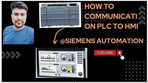 Siemens PLC TO HMI Programming Tutorial | S71200 PLC To HMI TP900 ||