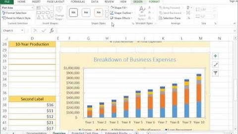 419 Formatting Plot Area in Excel - CIS 101