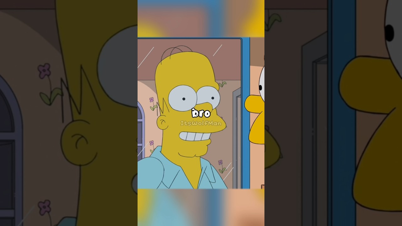 Homer has shaved incorrectly all his life #simpsons #cartoon #funny #shorts #youtubeshorts