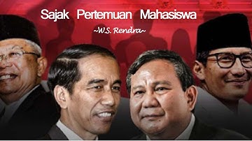 Untuk Calon Presiden - Sajak Pertemuan Mahasiswa (W.S. Rendra)