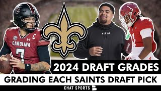 Saints Draft Grades: All 7 Rounds From 2024 NFL Draft Ft. Kool-Aid McKinstry \& Spencer Rattler