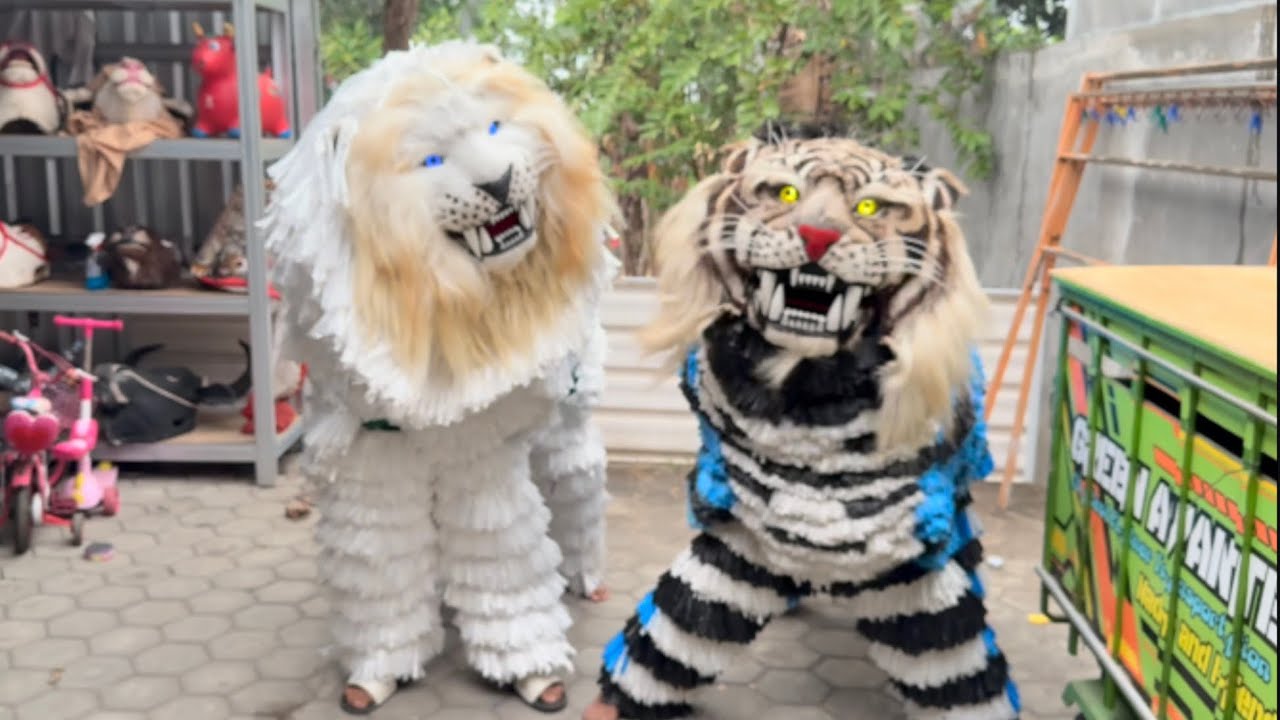 GAGAL BATTLE BARONGAN CAN MACANAN GARA2 hujan deres anginnya ngeri