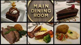 FULL MENU  Wonder of the Seas Main Dining Room Nightly Menu (Eastern Caribbean 2023)