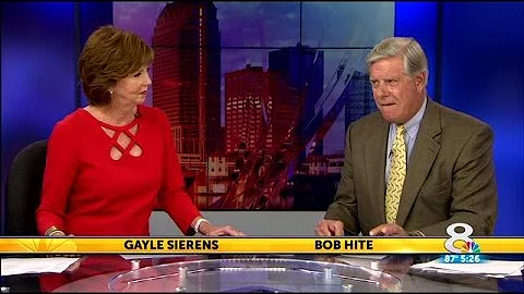 Bob Hite and Gayle Sierens share on-air kiss, cele...