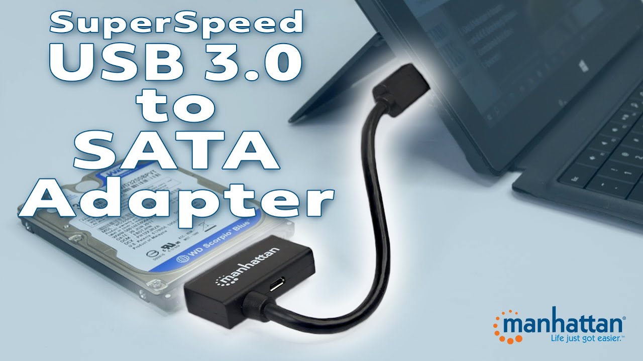 10€09 sur Adaptateur USB 3.0 vers SATA III,Super Speed USB 3.0