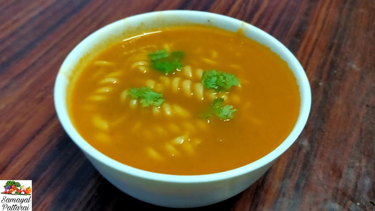 Maggi Pasta Tomato Soup | Chinese Soupy Pasta | Hot & Spicy Macroni ...