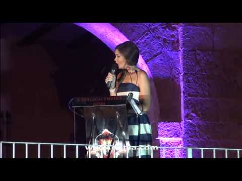 Fallas Dénia 2014: Presentación de las Falleras Mayores. Exaltación a cargo de Laura Caballero