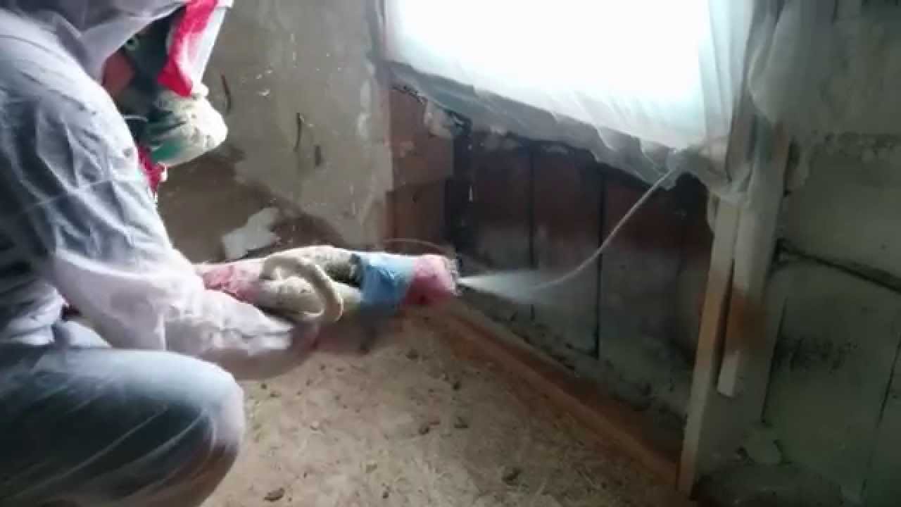Dammung Oberste Geschossdecke Ka Mix Polyurethan Schaum Warmedammung Youtube