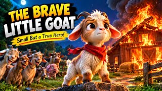 The Brave Little Goat 🐐🔥 | A Heartwarming Story About Courage