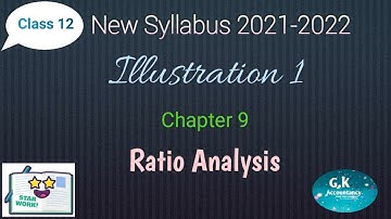 12th Accountancy Chapter9(Illustration 1)