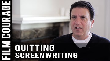 When A Screenwriter Is Frustrated And Quits Writing by Corey Mandell