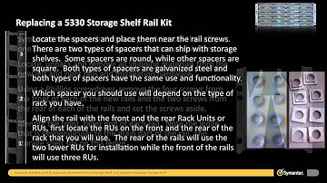 Replacing a 5330 Storage Shelf Rail Kit