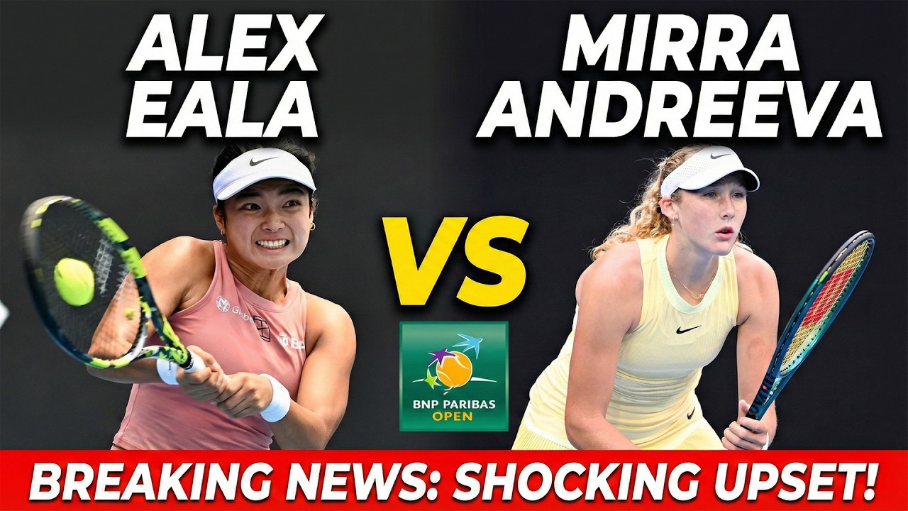 Shocking Showdown Alexandra Eala Faces World 5 Mirra Andreeva at BNP Paribas Open!