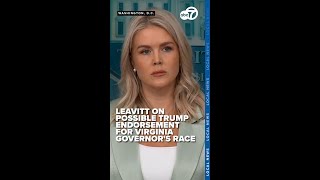 Leavitt asked if Trump would consider endorsing Earle-Sears in Virginia governor's race