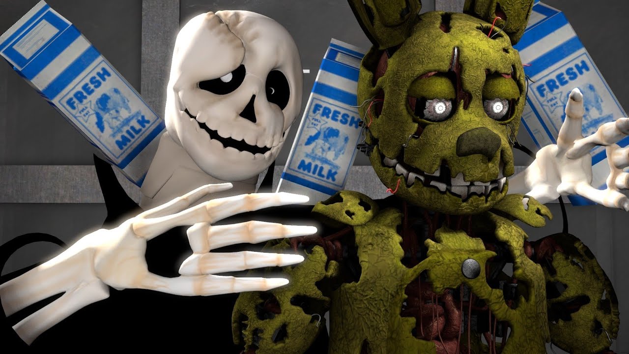 A FUSÃO DE SPRINGTRAP E SPRING-LEITE | Saga do Leite - YouTube