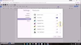 Customizing the Free Read Write for Google Chrome Toolbar