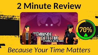 The Darkside Detective: A Fumble in the Dark - Two Minute Review!