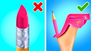 12 SMART Doll Accessories 💄✏️ DIY School Doll Crafts *MUST Try*