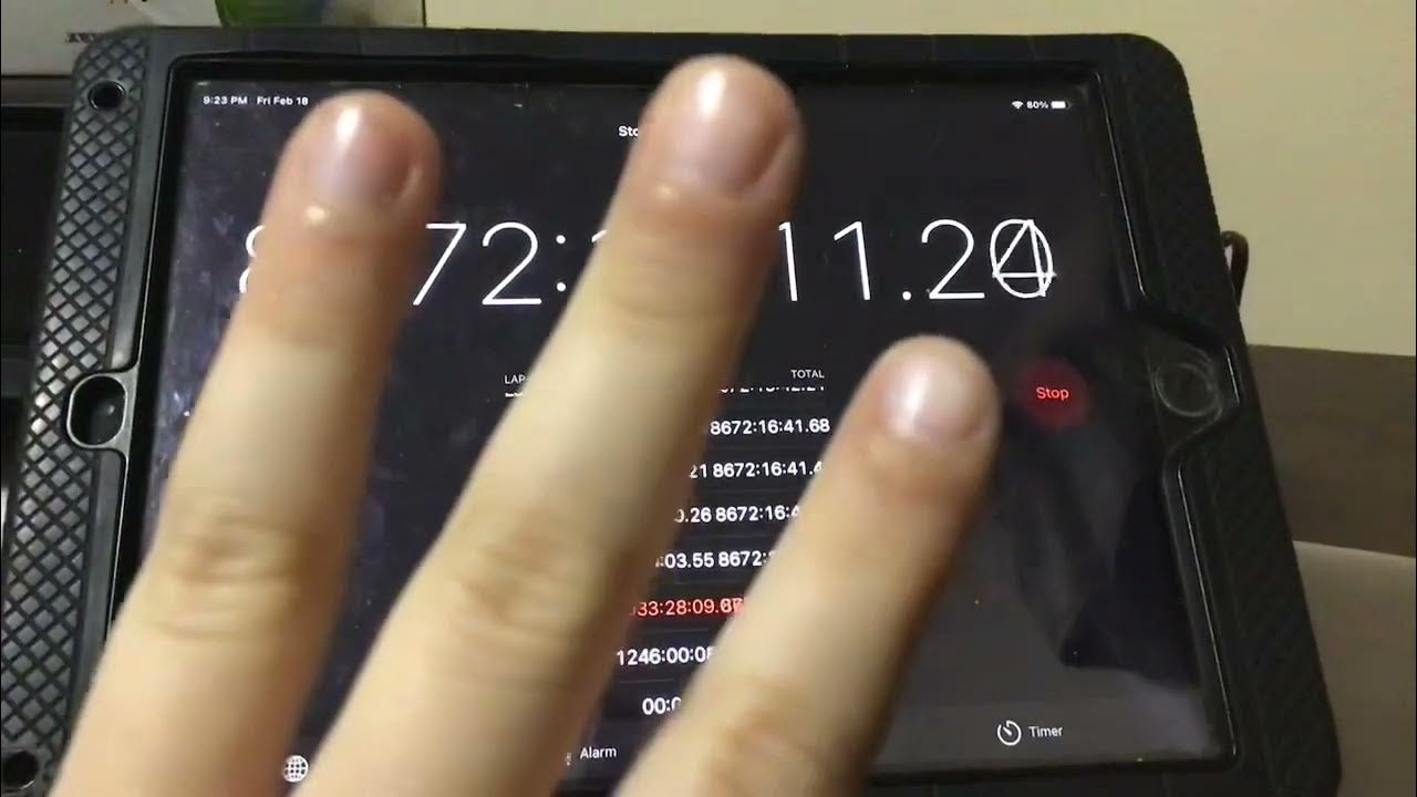 The longest Stopwatch EVER!stopwatch long time Nicholas Games 40