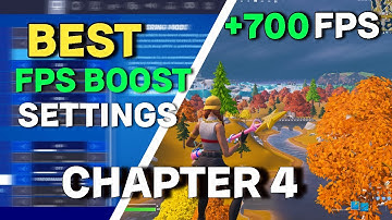 How To Boost FPS & Reduce Input Delay In Fortnite Chapter 4 Season 2! (700+ FPS) ✔️