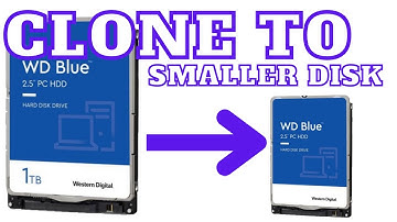 Clone to smaller hard drive