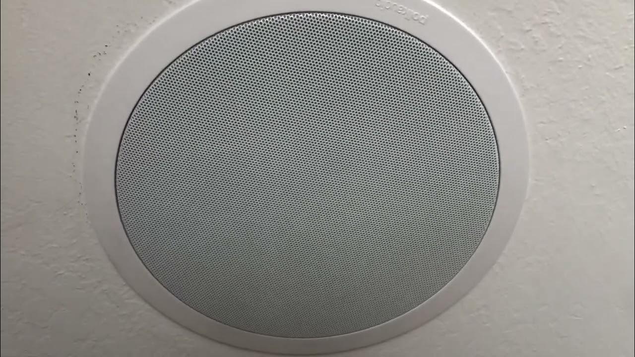 Removing the speaker grille on Polk audio ceiling speakers YouTube
