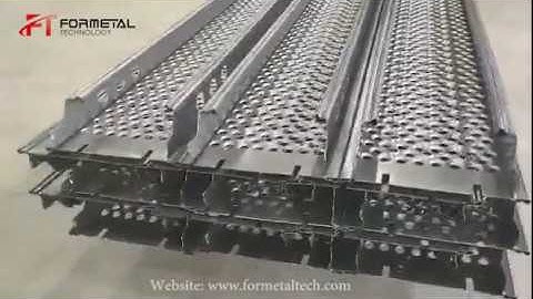 Customer Factory Running for Scaffold Board Roll Forming Machine – Formetal Technology