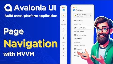 Avalonia Tutorial: How to Navigate to different page in Avalonia UI | Navigation | Cross Platform
