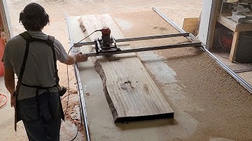 K-man Builds: How I flatten large slabs