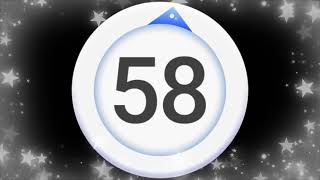 Silent 1 Minute Countdown Timer With Time's Up sound (4k) No music added