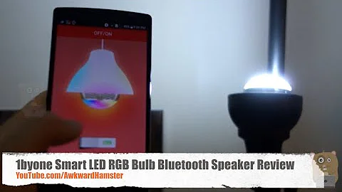 1byone Smart LED RGB Bulb Bluetooth Speaker Review