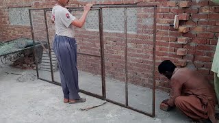 New setup of pigeon house making by using bricks cement and woods and iron