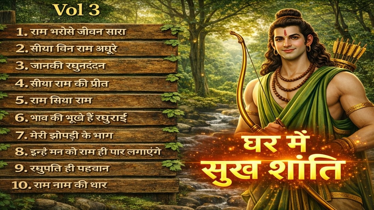 राम भरोसे जीवन सारा | मन को शांति देने वाले राम भजन | Ram Geet Vol – 3 | Latest Ram Bhajan 2026