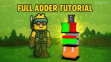 Complete Tutorial: Build a FULL BINARY ADDER in Build a Boat for Treasure! (Logic Gates, 01, Base 2)