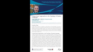 Corpus-based Approaches to the Typology of Iranian Languages by Geoffrey Haig