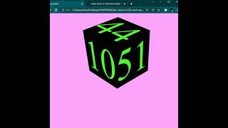 Digital clock using JavaScript