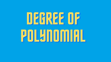 Degree of polynomial problem | CodeChef | Explanation and implementation