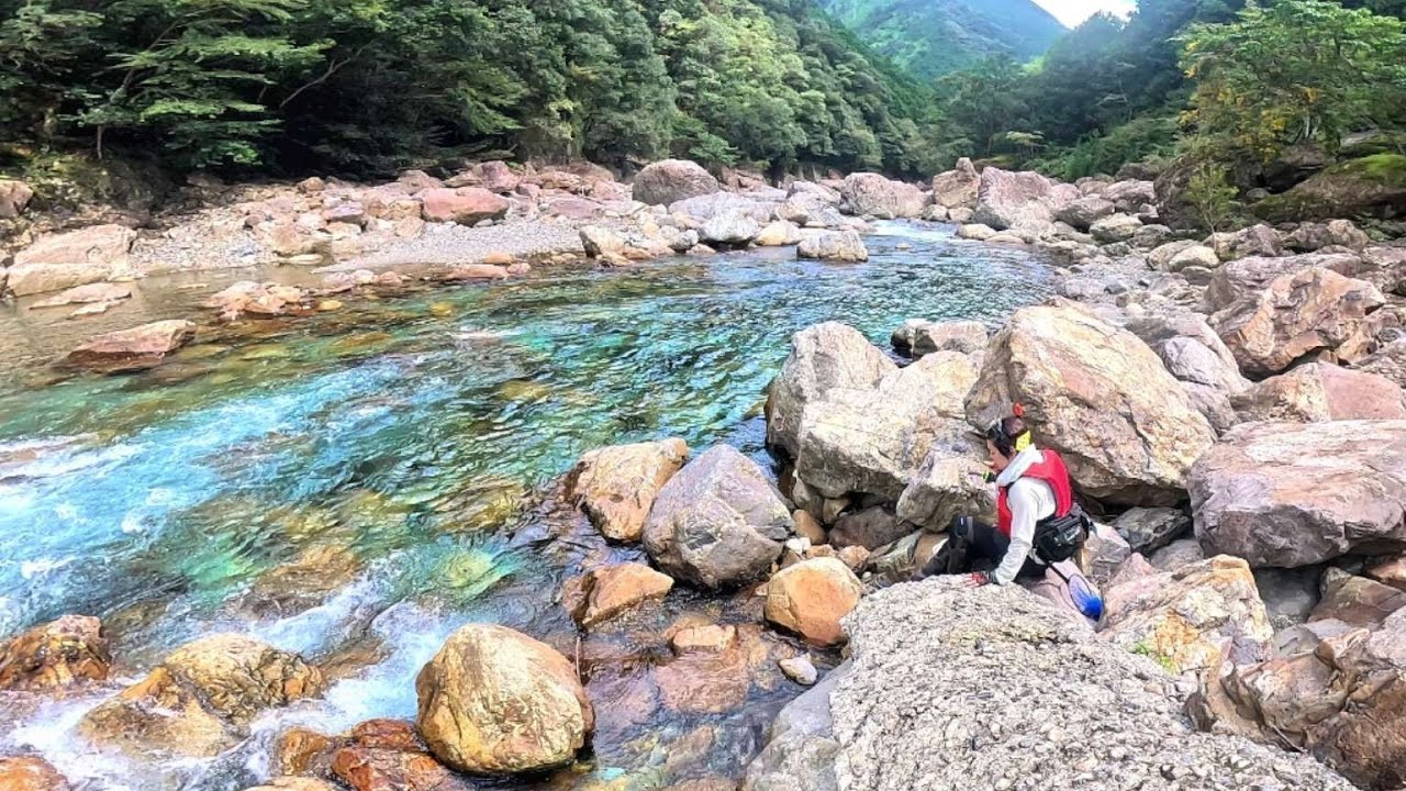 釣り初心者が奇跡を起こす!!【奇跡の清流　銚子川】