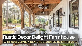 Rustic Decor Delight Farmhouse Veranda Idea for Outdoor Living Enthusiasts screenshot 5