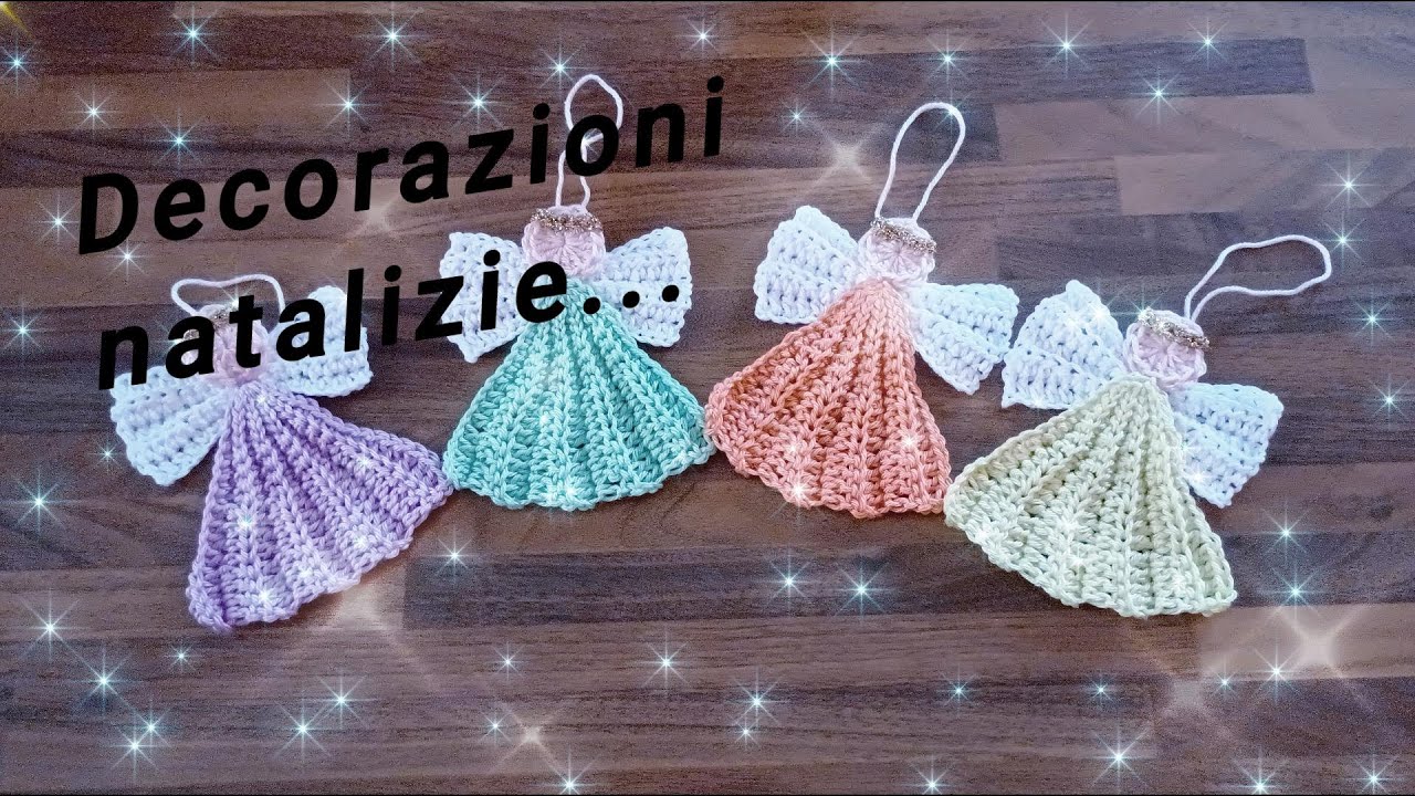 👼🏻DECORAZIONI NATALIZIE UNCINETTO / ANGELI👼🏻