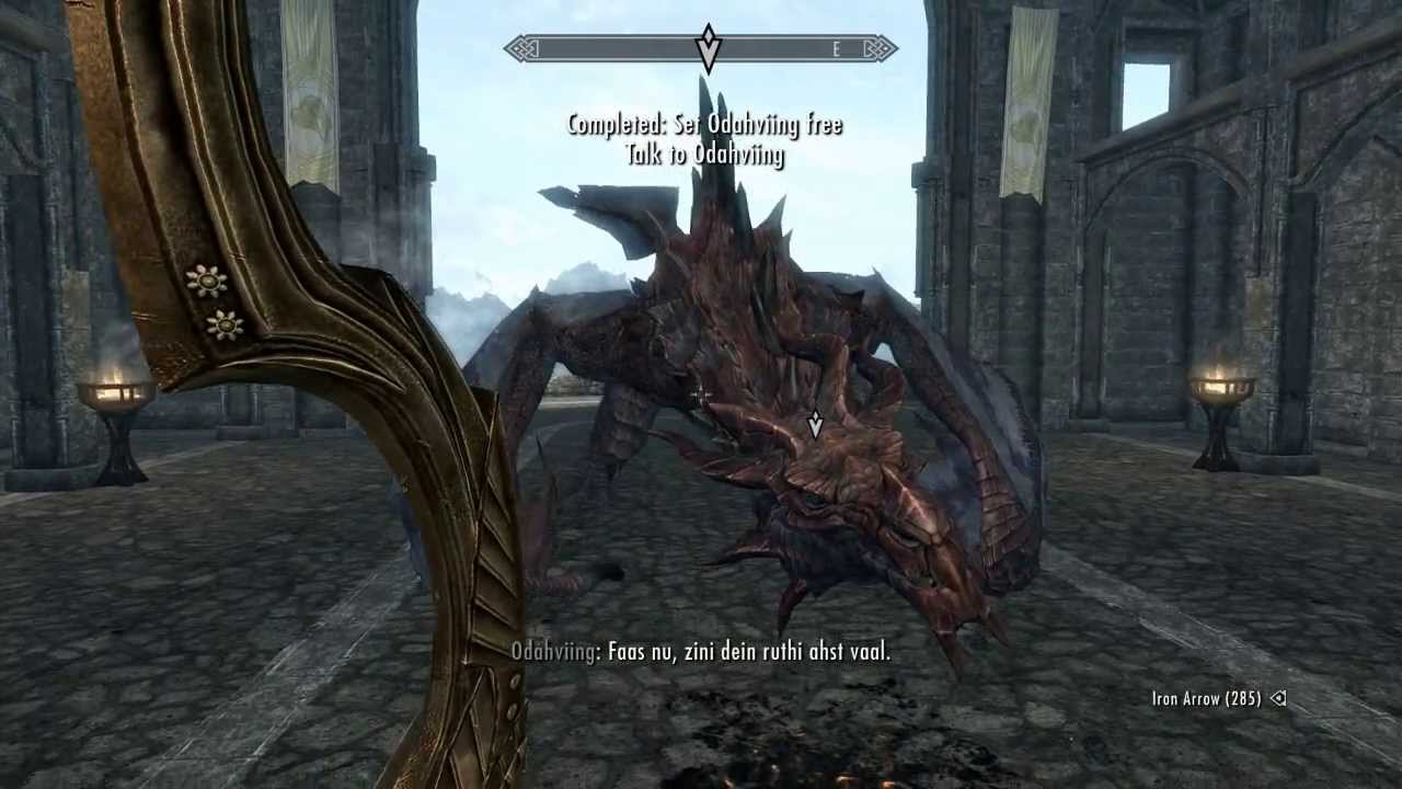 Skyrim walkthrough PC gameplay / part 24 / Archer, Let's trap a dragon