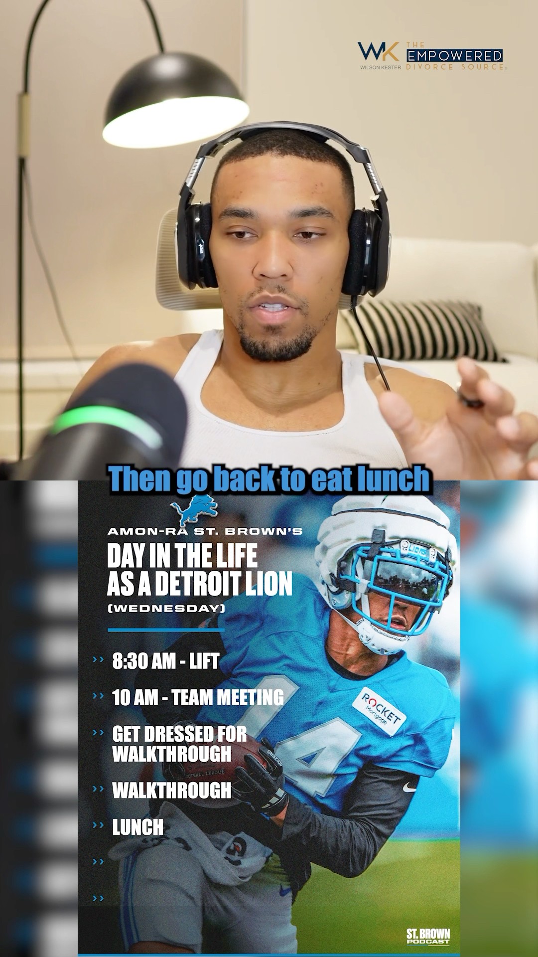 Amon-Ra St. Brown’s day in the life as a Detroit Lion ?