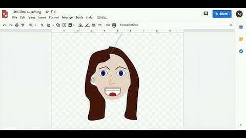 Google Drawing Self Portrait